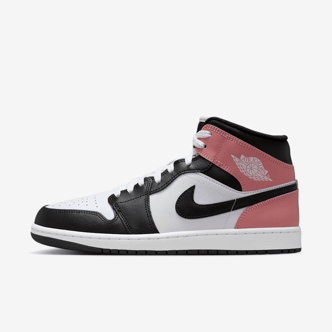 White/Rust Pink/Black