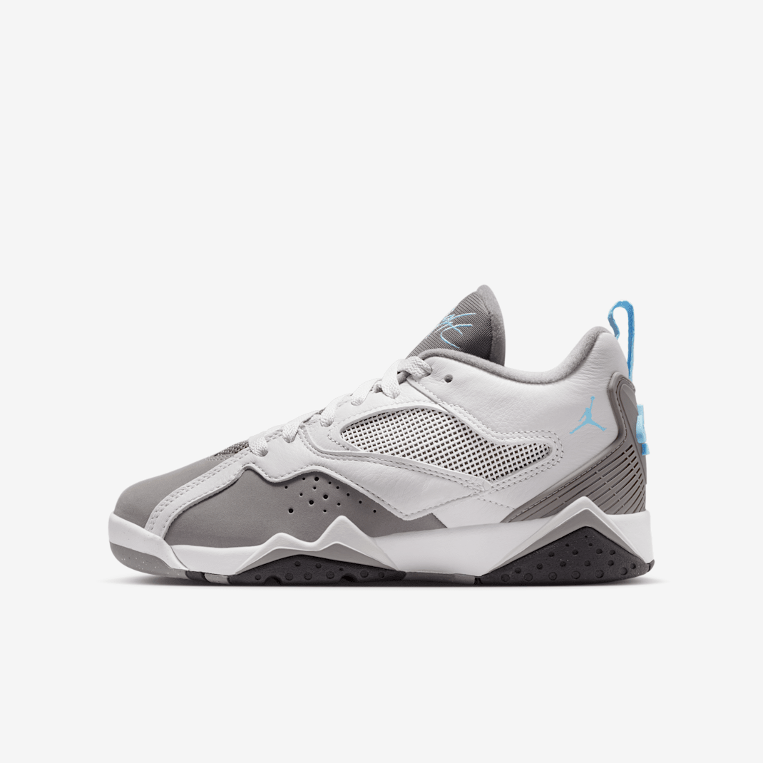 Air Jordan MVP 92 Big Kids' Shoes - Photon Dust/Flat Pewter/White/Blue Chill