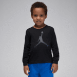 Jordan Toddler Jumpman Drip Long Sleeve T-Shirt - Black
