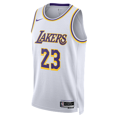 LeBron James Los Angeles Lakers 2022/23 Association Edition Men's Nike Dri-FIT NBA Swingman Jersey - White