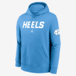 North Carolina Club 2-Hit Nickname Men's Jordan Brand College Pullover Hoodie - Light Blue