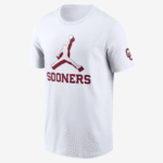 Oklahoma Primetime Campus 2-Hit Swoosh Men's Nike College T-Shirt - White